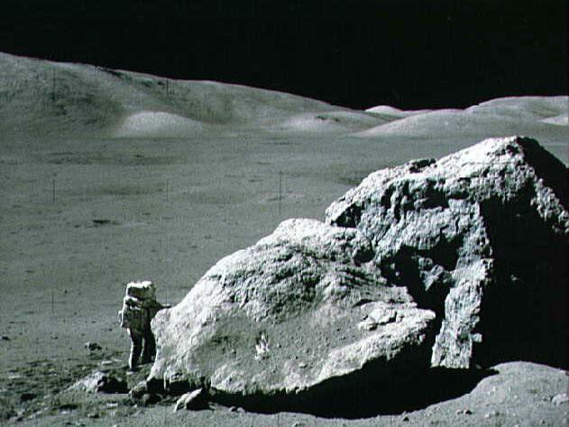 La Luna es el único cuerpo extraterrestre que ha sido pisado por el hombre. Tomada de nssdc.gsfc.nasa.gov