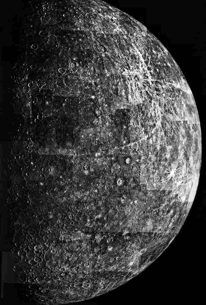 Aspecto craterizado de Mercurio. Tomada de nssdc.gsfc.nasa.gov 