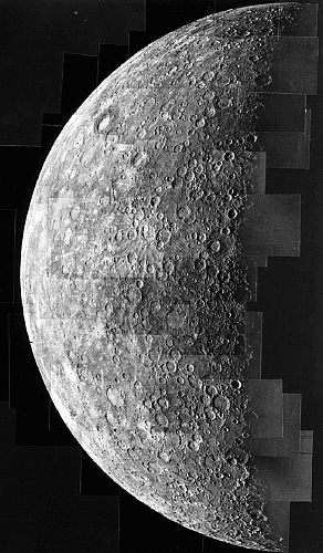 Mercurio, un planeta sin ninguna actividad interna (Cortesía NASA)