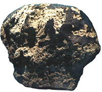 Meteorito (Cortesía de la NASA)