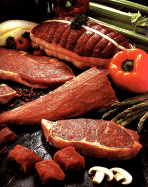 La carne es un alimento rico en proteínas.