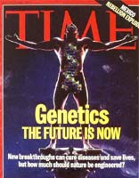 La genética como portada de la revista Time