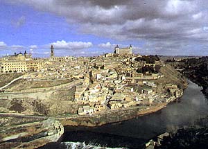 Meandro del ro Tajo a su paso por Toledo