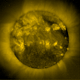 Imagen tomada en radiación de 284 Å de longitud de onda.