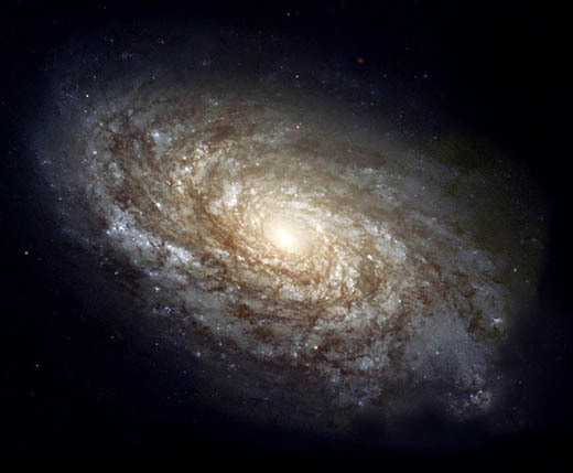 La Va Lctea es una galaxia de tipo espiral cuyo aspecto vista desde lejos debe ser muy similar al de sta imagen del HST.