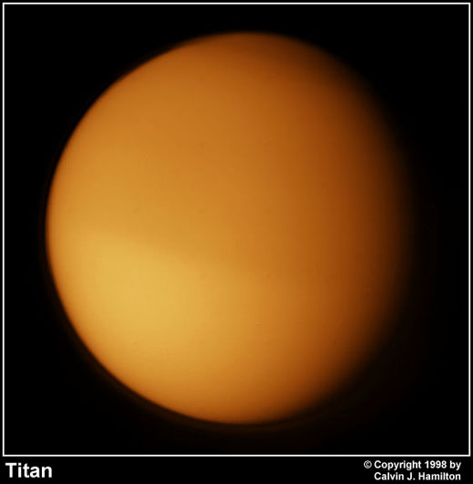 Titán, el segundo satélite del Sistema Solar.