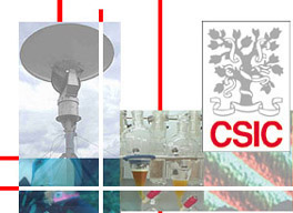 Logo del CSIC con mosaico de imgenes.